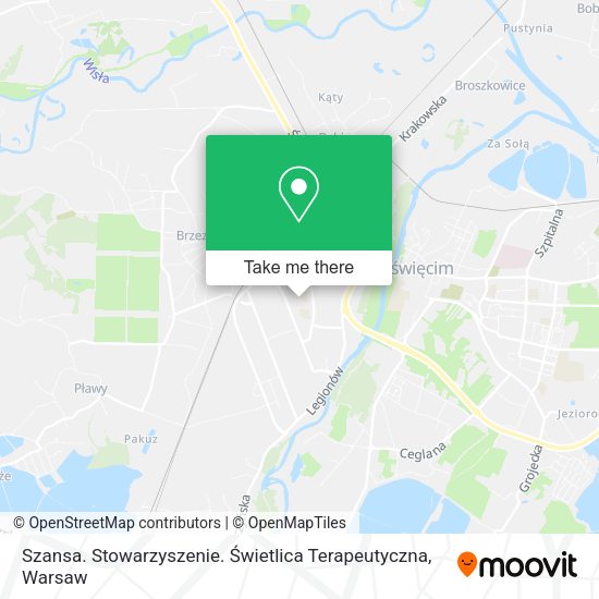 Szansa. Stowarzyszenie. Świetlica Terapeutyczna map