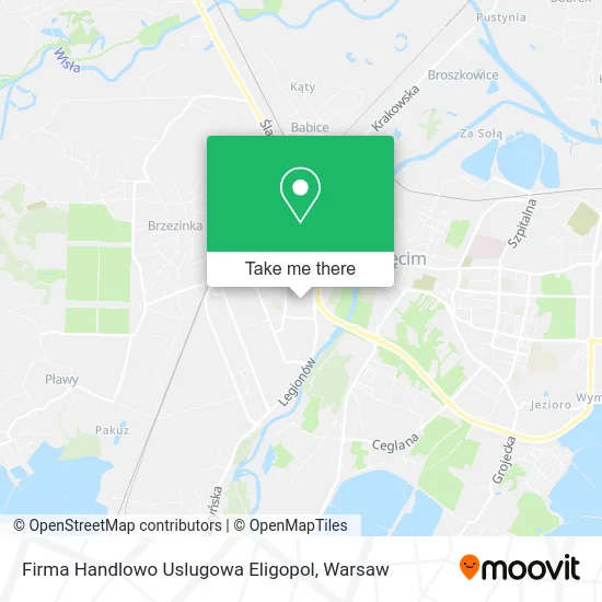 Карта Firma Handlowo Uslugowa Eligopol