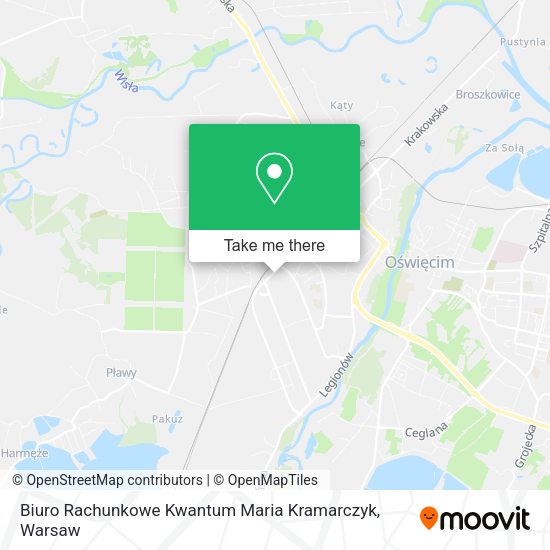 Biuro Rachunkowe Kwantum Maria Kramarczyk map