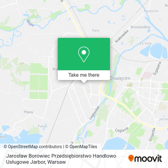 Jarosław Borowiec Przedsiębiorstwo Handlowo Usługowe Jarbor map