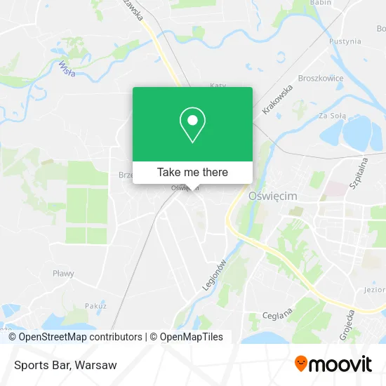 Карта Sports Bar