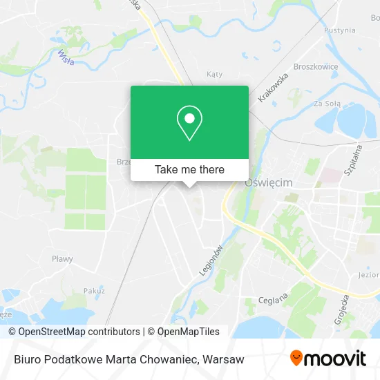 Карта Biuro Podatkowe Marta Chowaniec