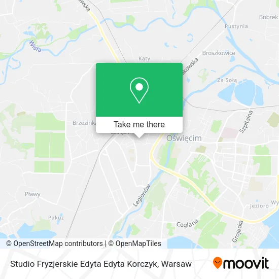 Карта Studio Fryzjerskie Edyta Edyta Korczyk