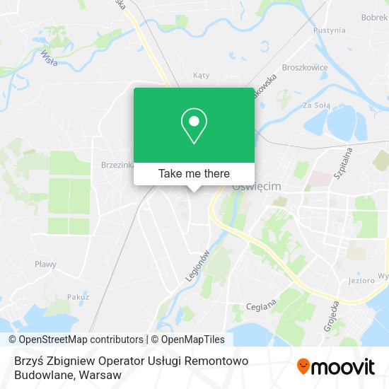 Brzyś Zbigniew Operator Usługi Remontowo Budowlane map