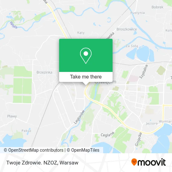 Карта Twoje Zdrowie. NZOZ