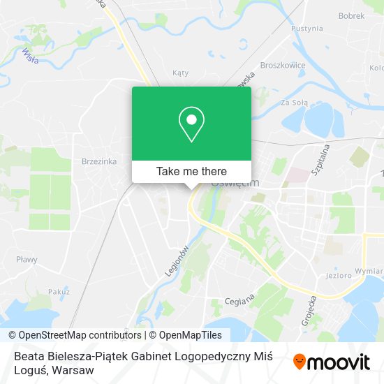 Beata Bielesza-Piątek Gabinet Logopedyczny Miś Loguś map