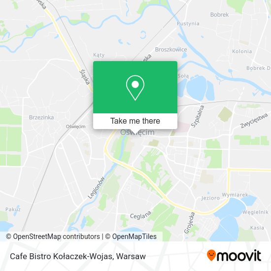 Cafe Bistro Kołaczek-Wojas map