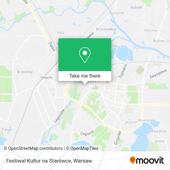 Festiwal Kultur na Starówce map