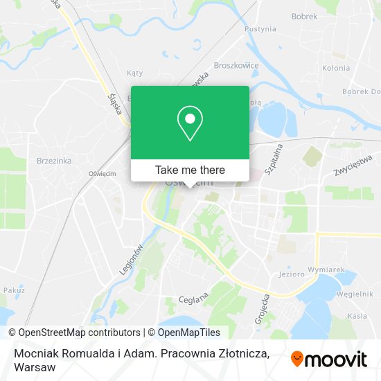 Mocniak Romualda i Adam. Pracownia Złotnicza map