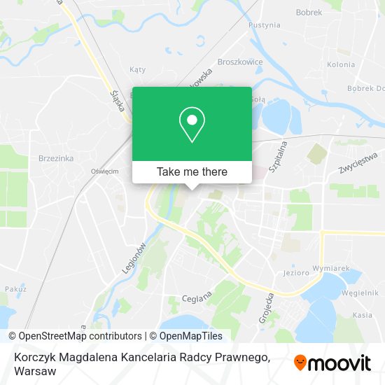 Korczyk Magdalena Kancelaria Radcy Prawnego map