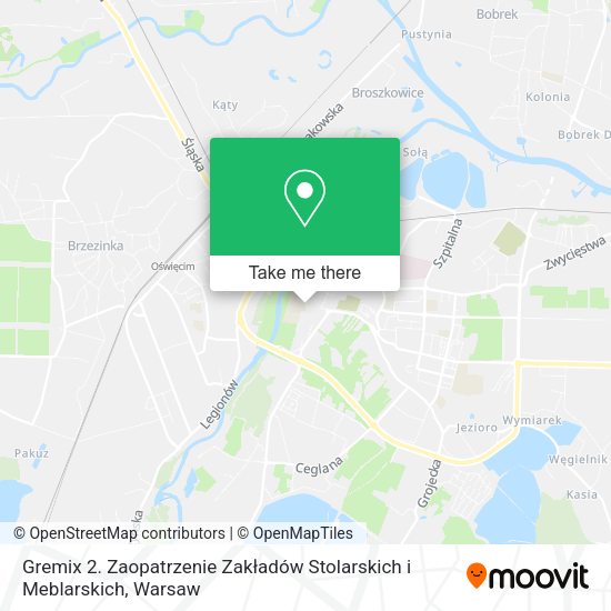 Gremix 2. Zaopatrzenie Zakładów Stolarskich i Meblarskich map