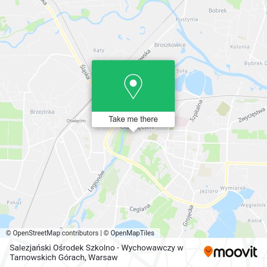 Salezjański Ośrodek Szkolno - Wychowawczy w Tarnowskich Górach map