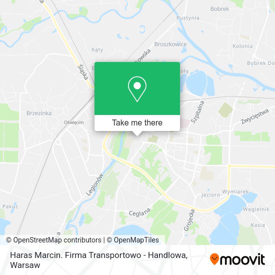 Haras Marcin. Firma Transportowo - Handlowa map