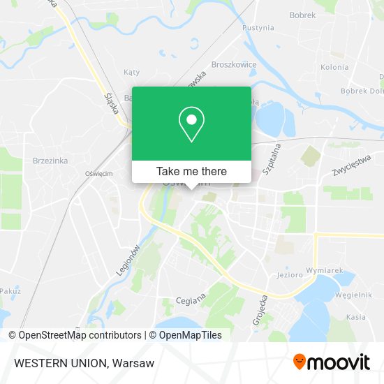 WESTERN UNION map