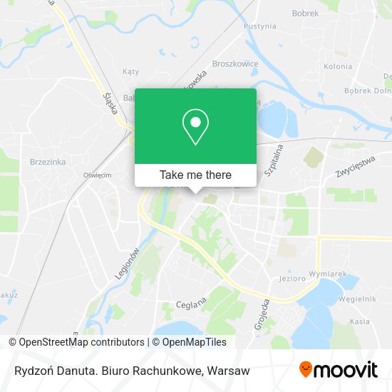 Rydzoń Danuta. Biuro Rachunkowe map