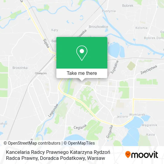 Kancelaria Radcy Prawnego Katarzyna Rydzoń Radca Prawny, Doradca Podatkowy map