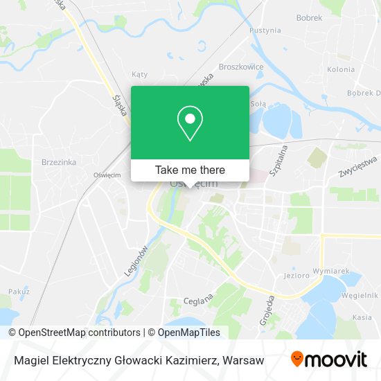 Magiel Elektryczny Głowacki Kazimierz map