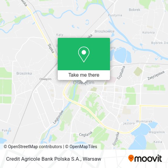 Credit Agricole Bank Polska S.A. map