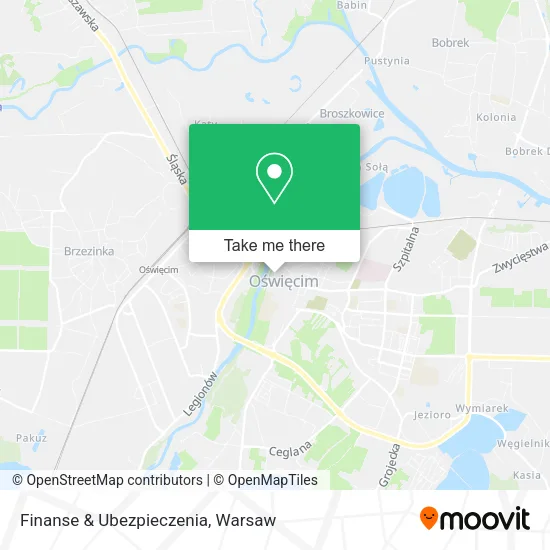 Карта Finanse & Ubezpieczenia