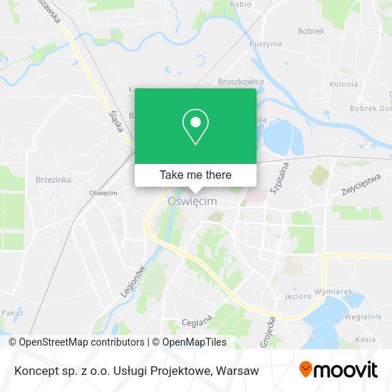 Koncept sp. z o.o. Usługi Projektowe map