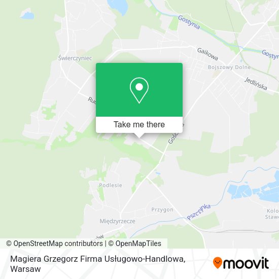 Magiera Grzegorz Firma Usługowo-Handlowa map