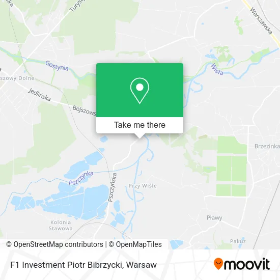 Карта F1 Investment Piotr Bibrzycki