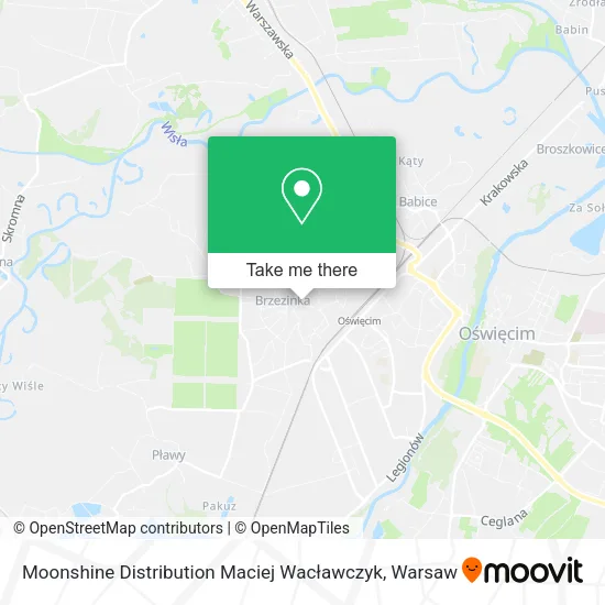 Moonshine Distribution Maciej Wacławczyk map