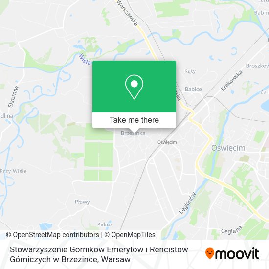 Stowarzyszenie Górników Emerytów i Rencistów Górniczych w Brzezince map