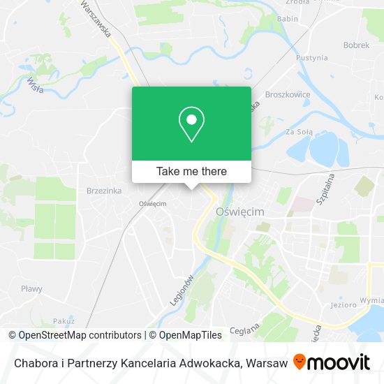 Chabora i Partnerzy Kancelaria Adwokacka map