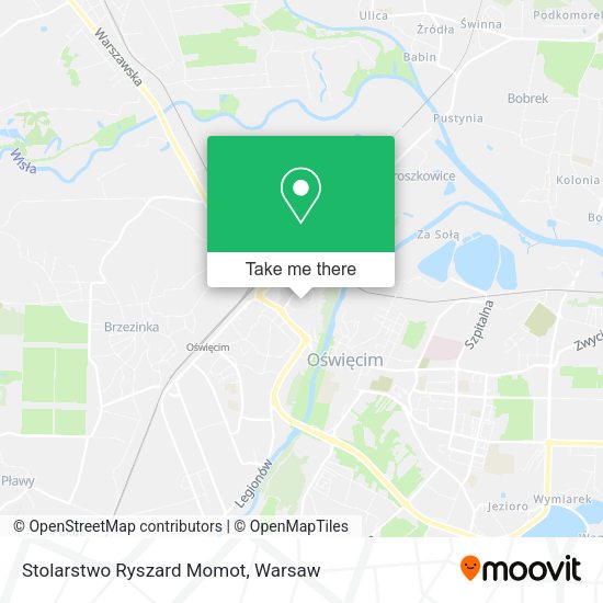 Stolarstwo Ryszard Momot map