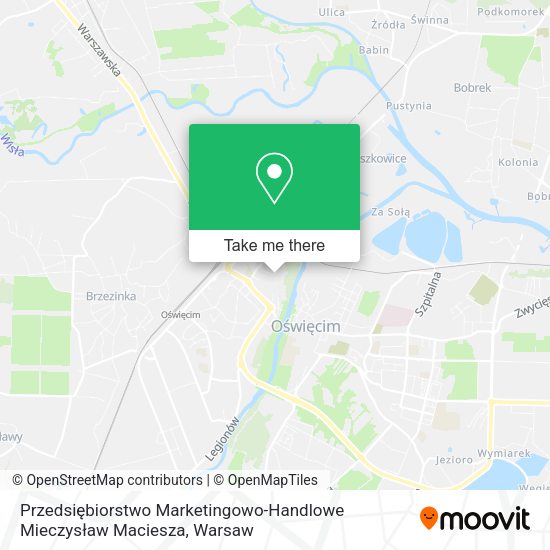 Przedsiębiorstwo Marketingowo-Handlowe Mieczysław Maciesza map