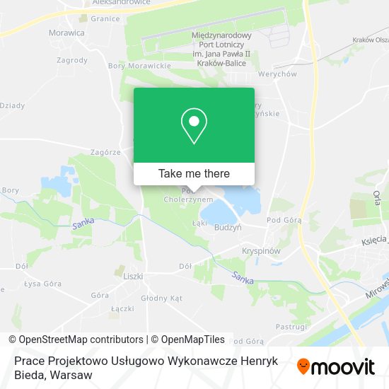 Prace Projektowo Usługowo Wykonawcze Henryk Bieda map