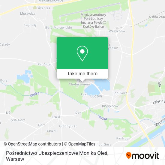 Pośrednictwo Ubezpieczeniowe Monika Oleś map