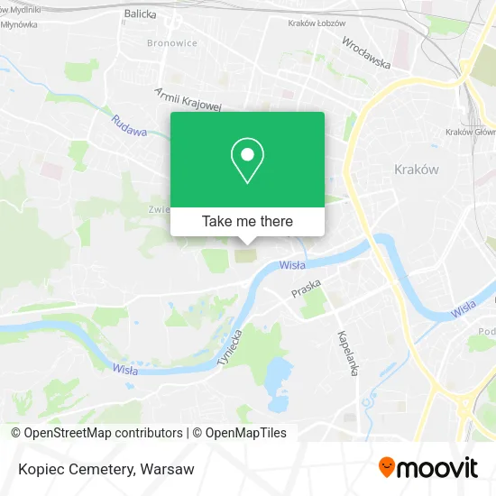 Kopiec Cemetery map