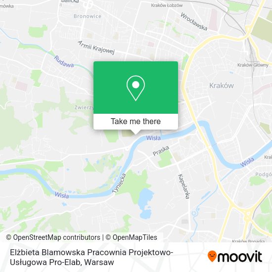 Elżbieta Blamowska Pracownia Projektowo-Usługowa Pro-Elab map