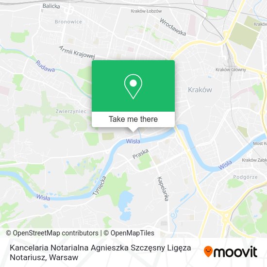 Kancelaria Notarialna Agnieszka Szczęsny Ligęza Notariusz map