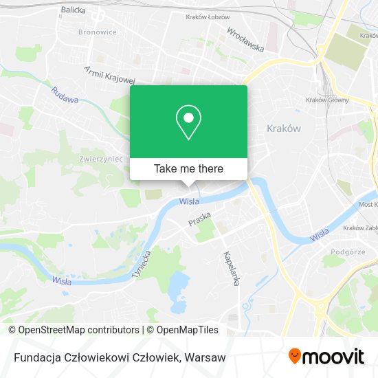 Fundacja Człowiekowi Człowiek map