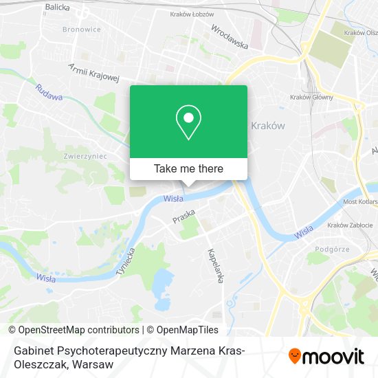 Gabinet Psychoterapeutyczny Marzena Kras-Oleszczak map