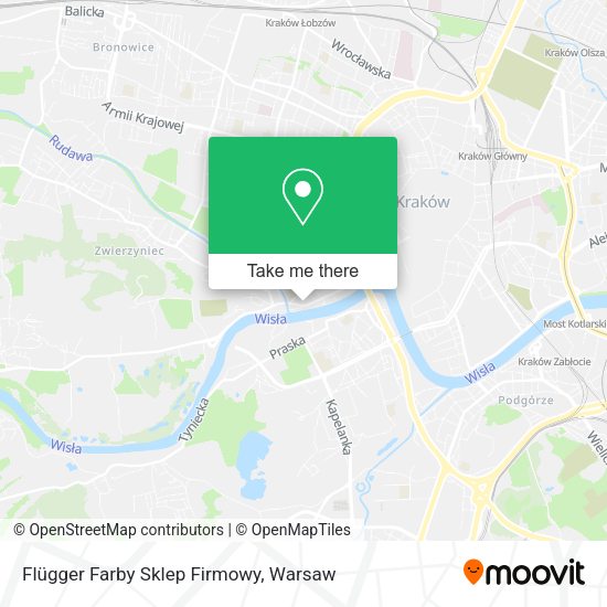 Flügger Farby Sklep Firmowy map