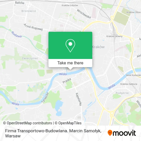 Карта Firma Transportowo-Budowlana. Marcin Samołyk