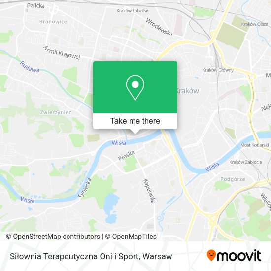 Siłownia Terapeutyczna Oni i Sport map