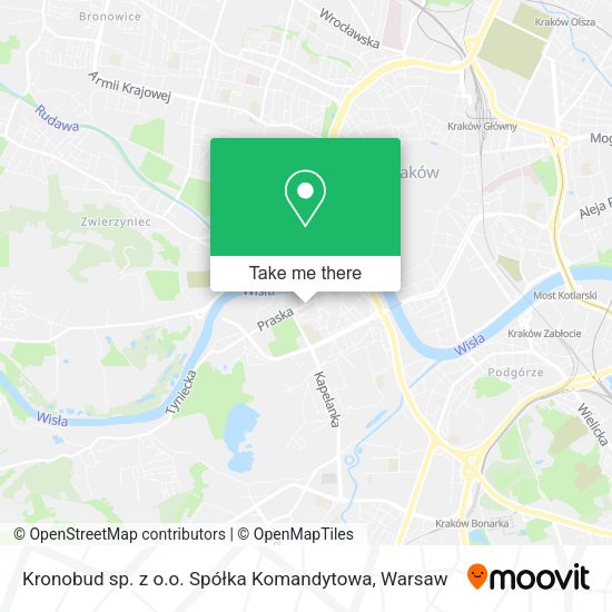 Kronobud sp. z o.o. Spółka Komandytowa map