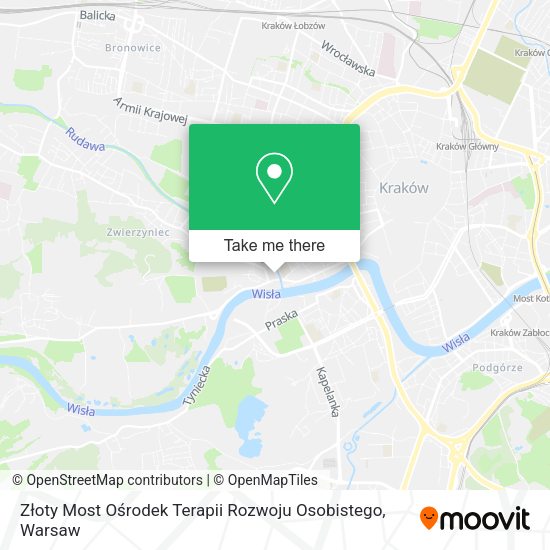 Złoty Most Ośrodek Terapii Rozwoju Osobistego map