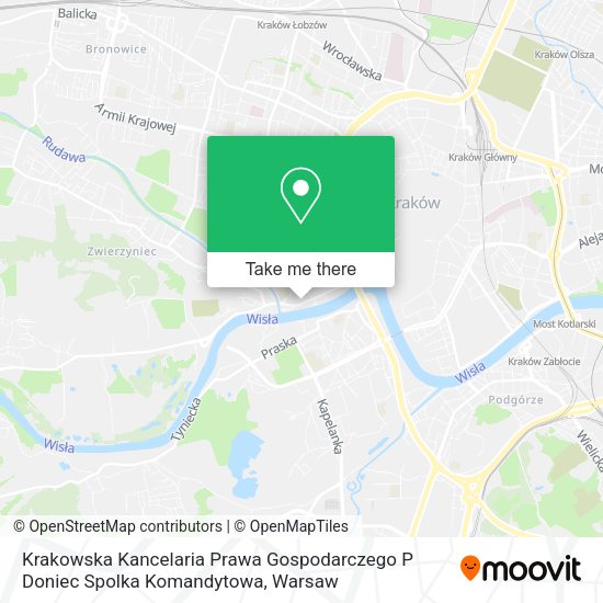 Krakowska Kancelaria Prawa Gospodarczego P Doniec Spolka Komandytowa map