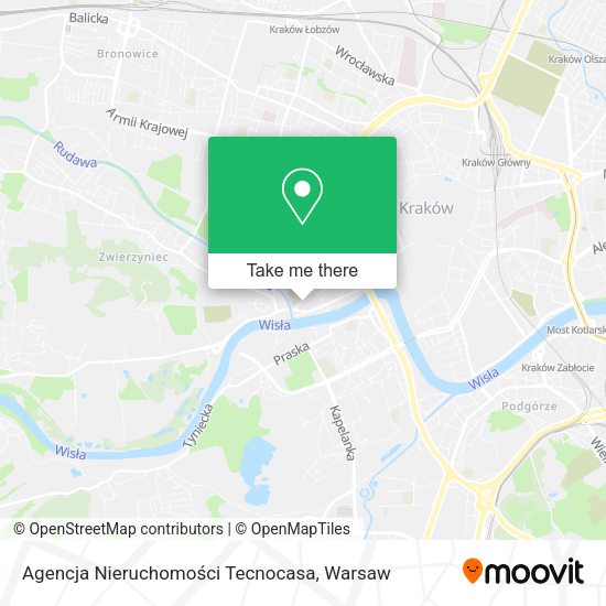 Agencja Nieruchomości Tecnocasa map