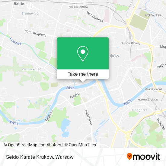 Seido Karate Kraków map