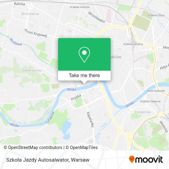 Szkoła Jazdy Autosalwator map