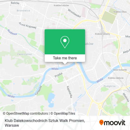 Klub Dalekowschodnich Sztuk Walk Promien map