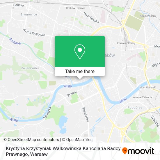 Krystyna Krzystyniak Walkowinska Kancelaria Radcy Prawnego map