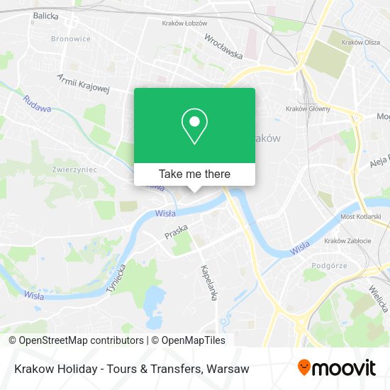 Krakow Holiday - Tours & Transfers map